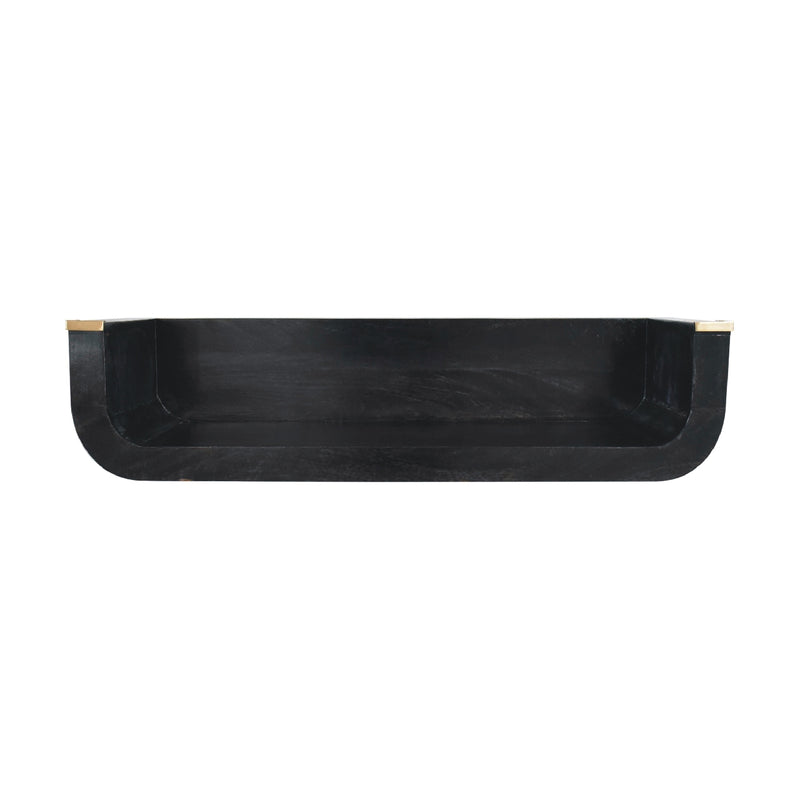 Indira Floating Console Table | Black Mango Wood