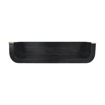 Indira Floating Console Table | Black Mango Wood