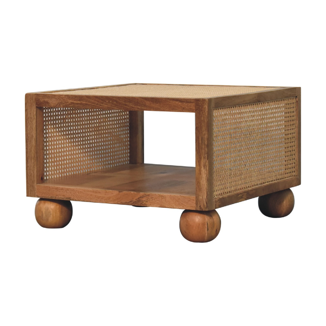 Larissa Small Coffee Table | Oak Solid Mango Wood