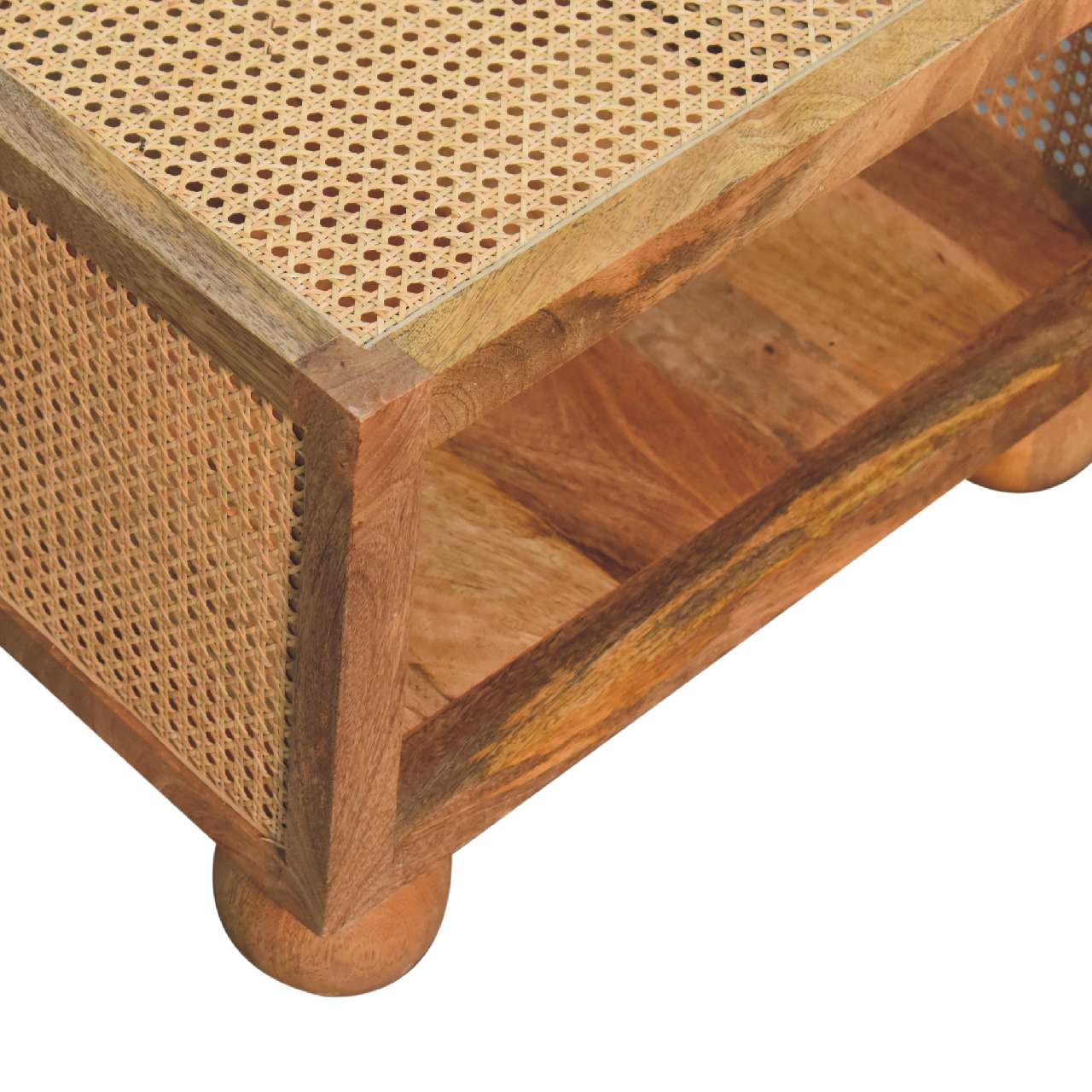 Larissa Small Coffee Table | Oak Solid Mango Wood