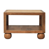 Larissa Small Coffee Table | Oak Solid Mango Wood