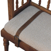 Strapped Hallway Bench | Oak Mango Wood