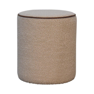 Serenity Round Footstool | Boucle