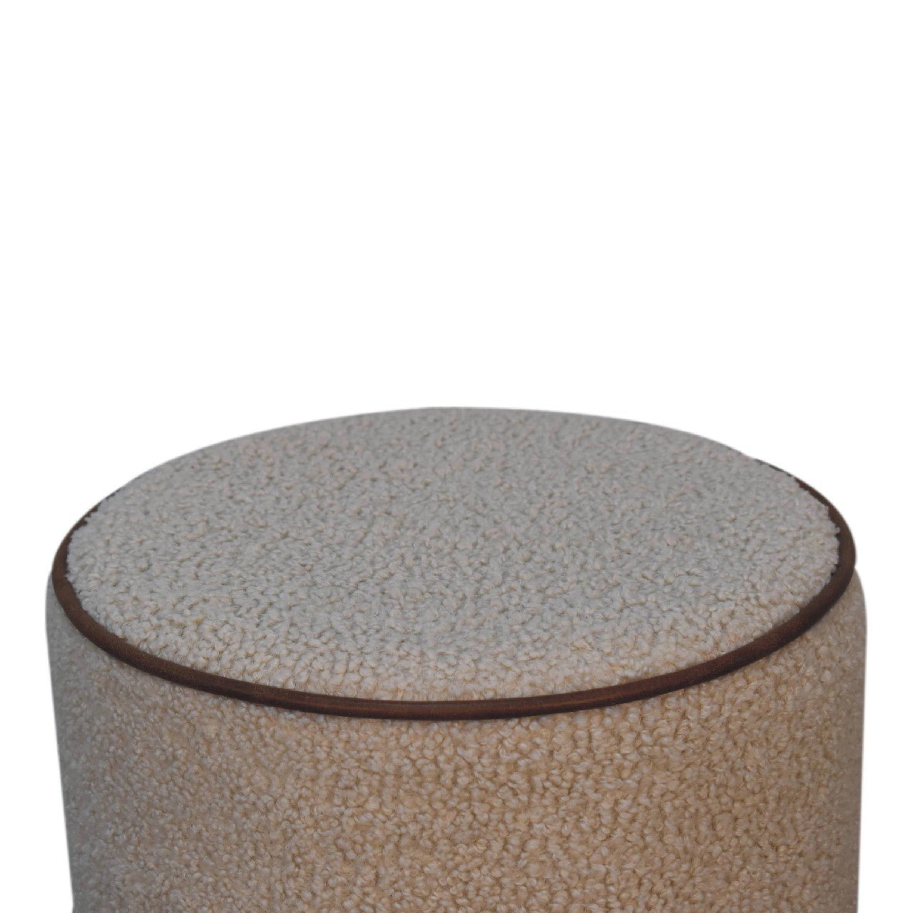 Serenity Round Footstool | Boucle