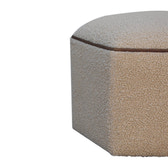 Serenity Hexagonal Footstool | Boucle