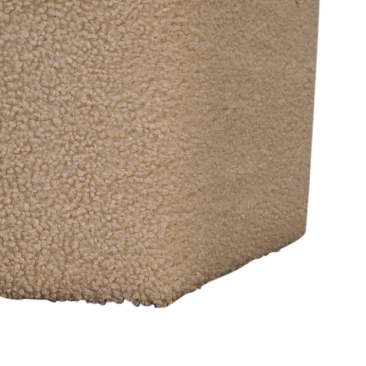 Serenity Hexagonal Footstool | Boucle