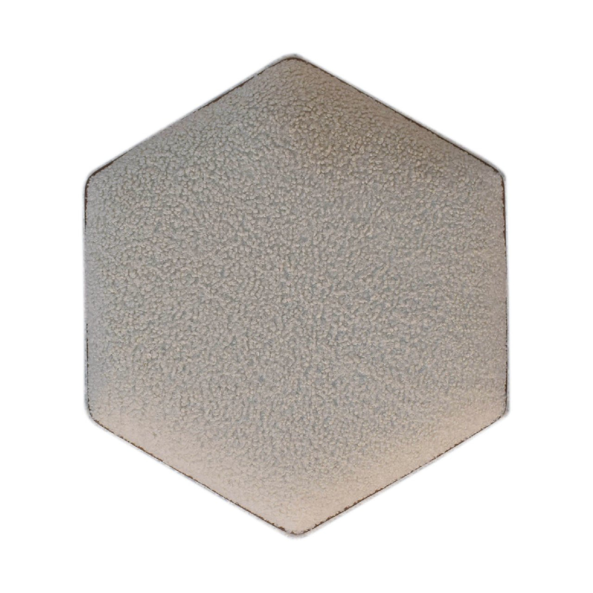 Serenity Hexagonal Footstool | Boucle