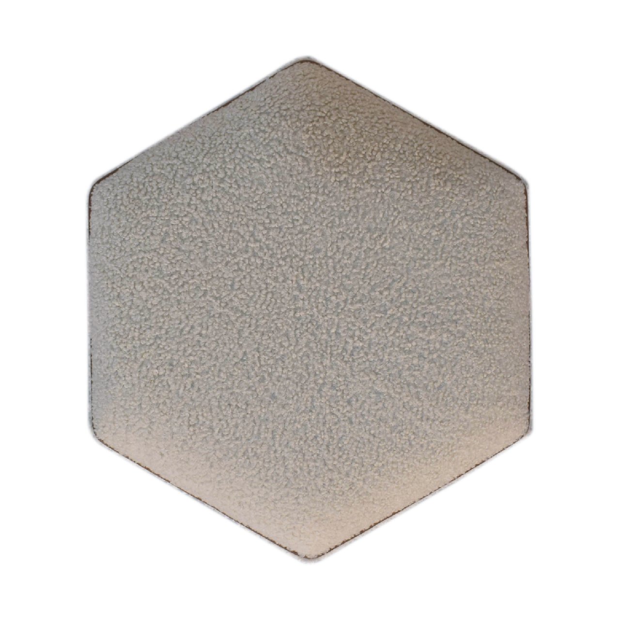 Serenity Hexagonal Footstool | Boucle