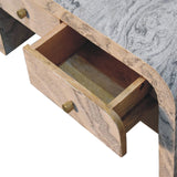 Nouveau Coffee Table | Marble-Effect Solid Mango Wood