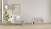 Nouveau Coffee Table | Marble-Effect Solid Mango Wood