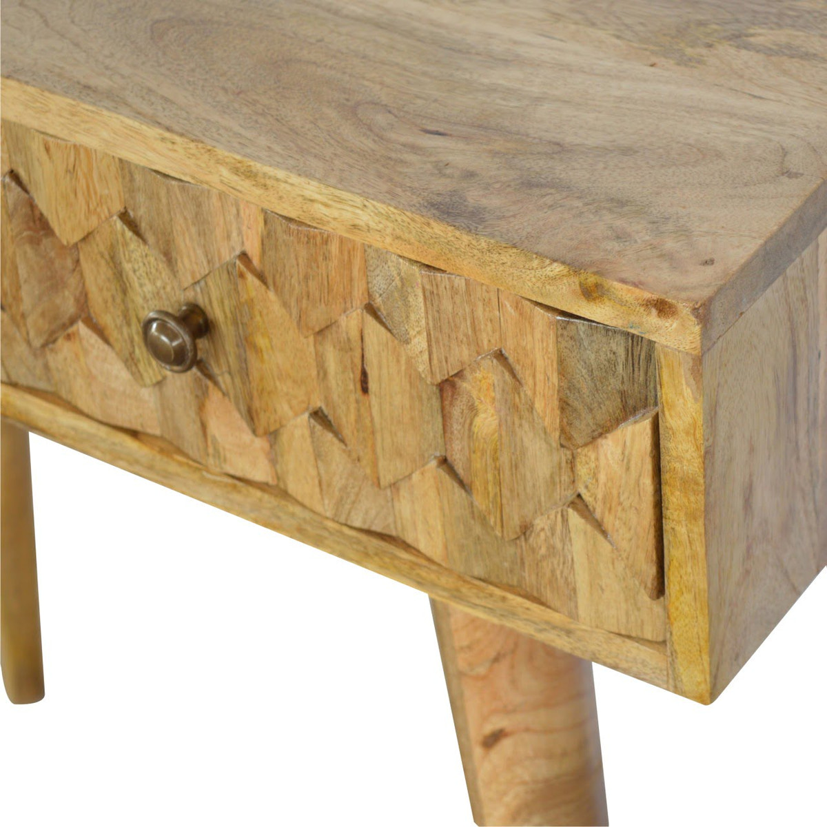 Pineapple Carved Console Table | Hand-Carved