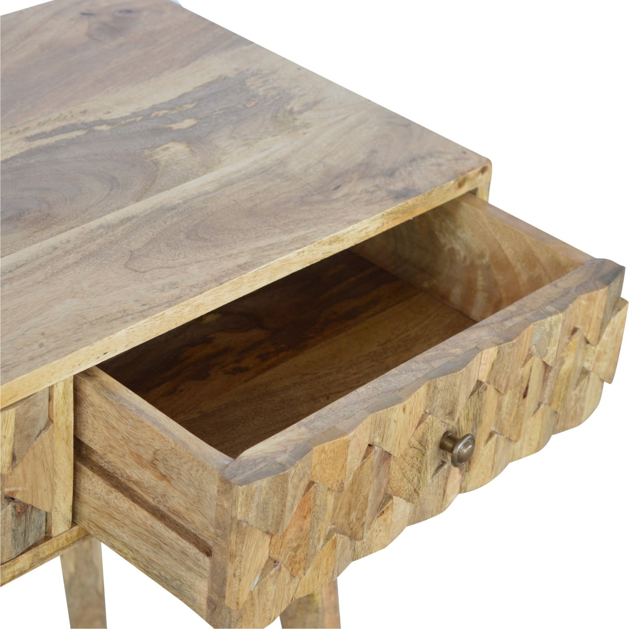 Pineapple Carved Console Table | Hand-Carved