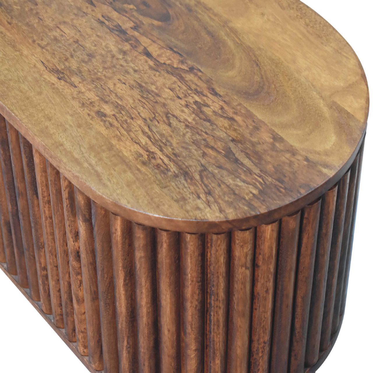 Reeve Blanket Box Storage Bench | Chestnut Mango Wood