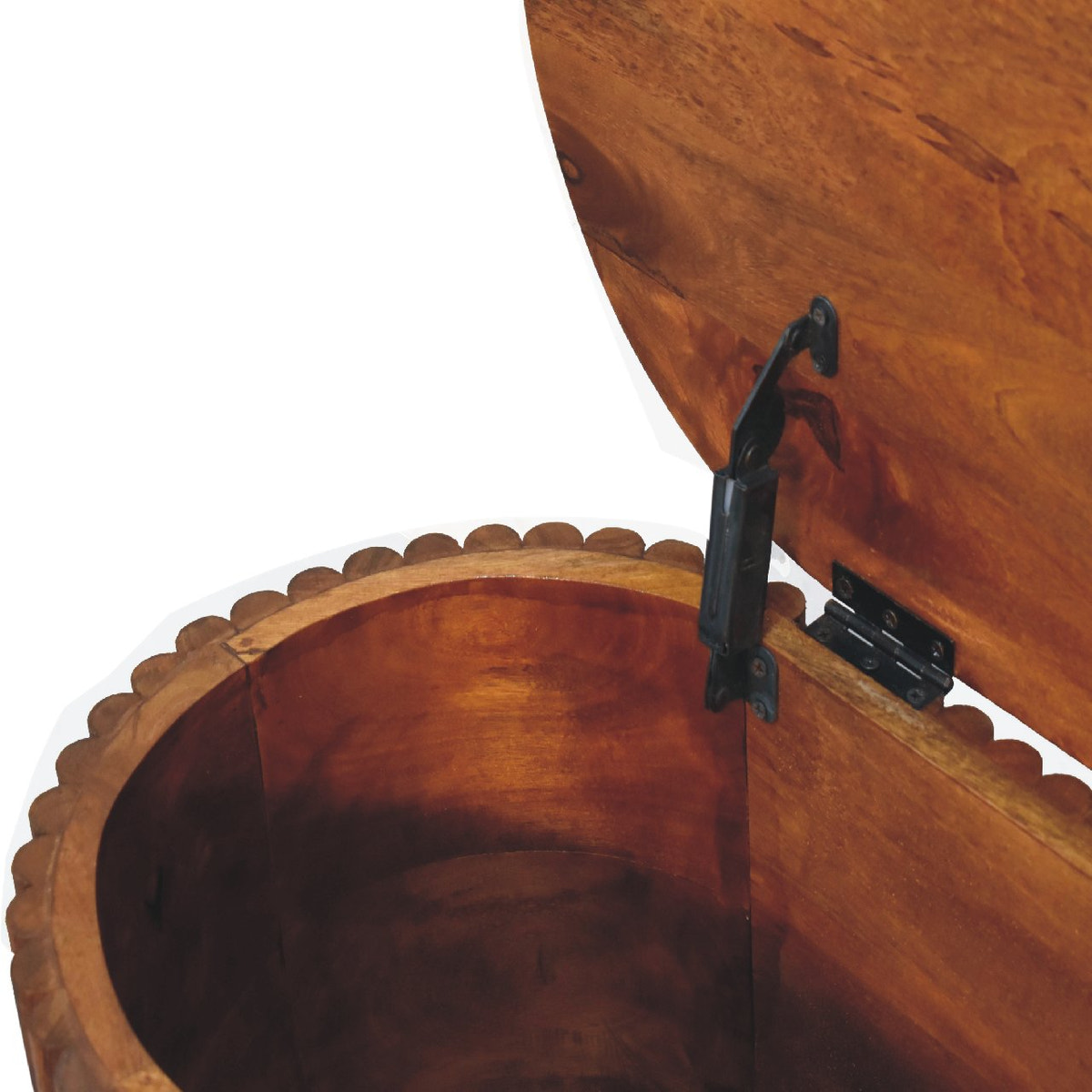 Reeve Blanket Box Storage Bench | Chestnut Mango Wood