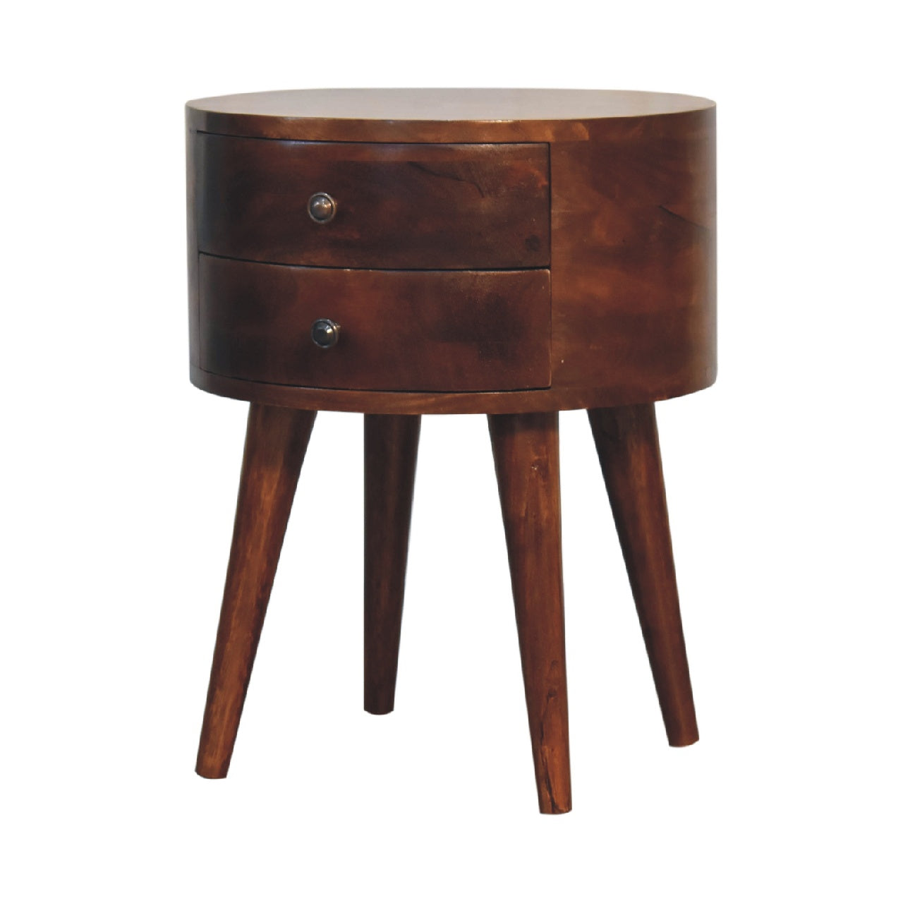 Odyssey Bedside Table | Chestnut Solid Mango Wood