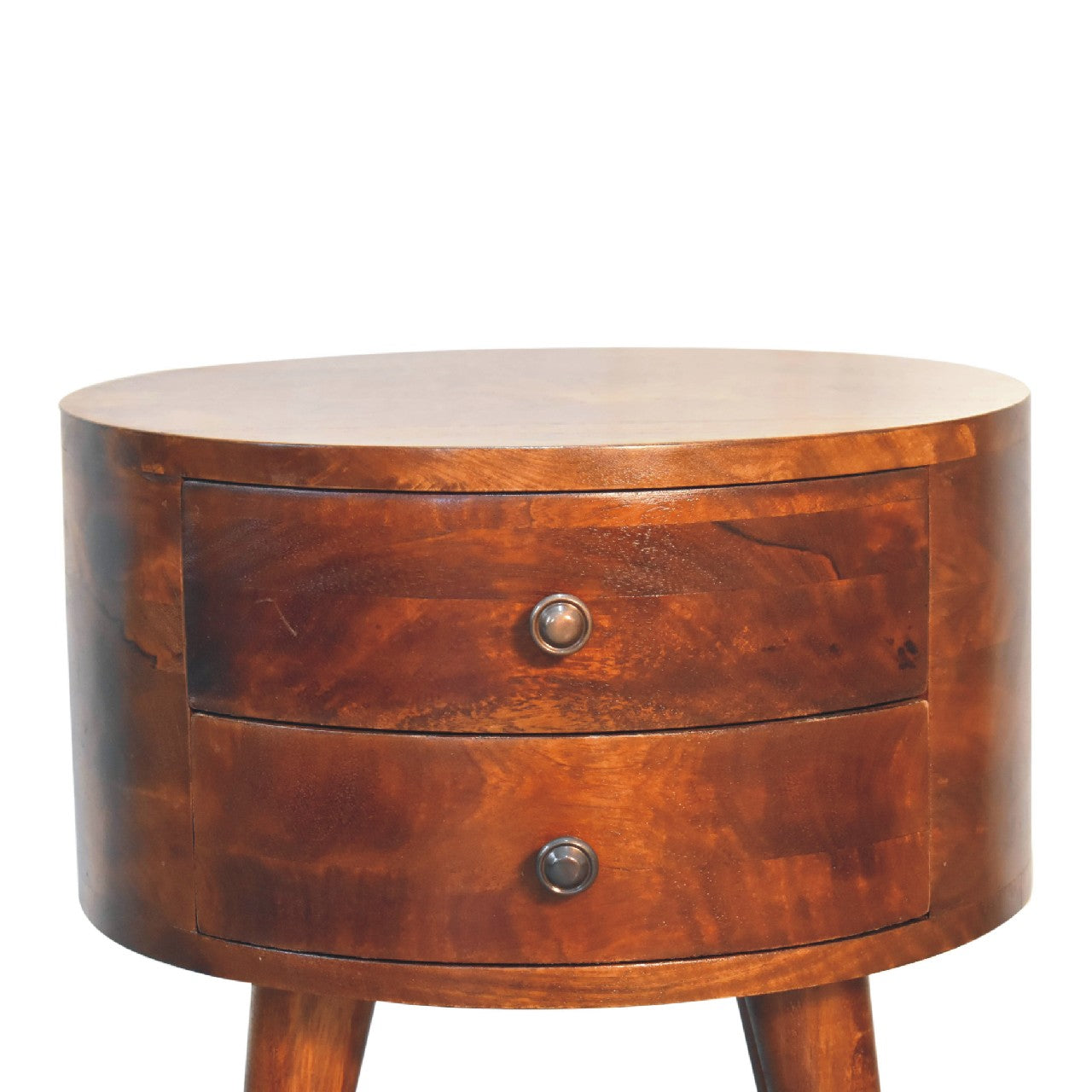 Odyssey Bedside Table | Chestnut Solid Mango Wood