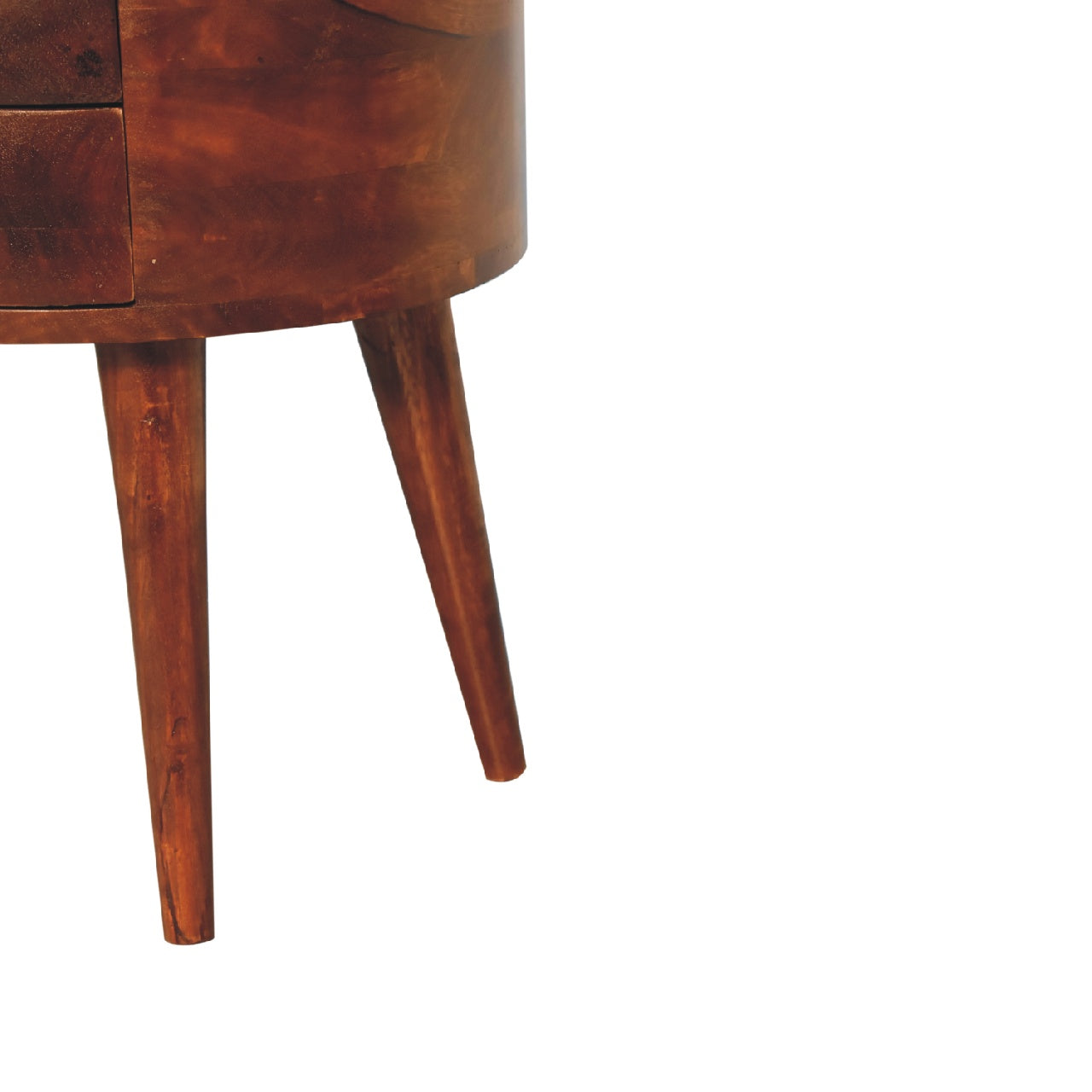 Odyssey Bedside Table | Chestnut Solid Mango Wood