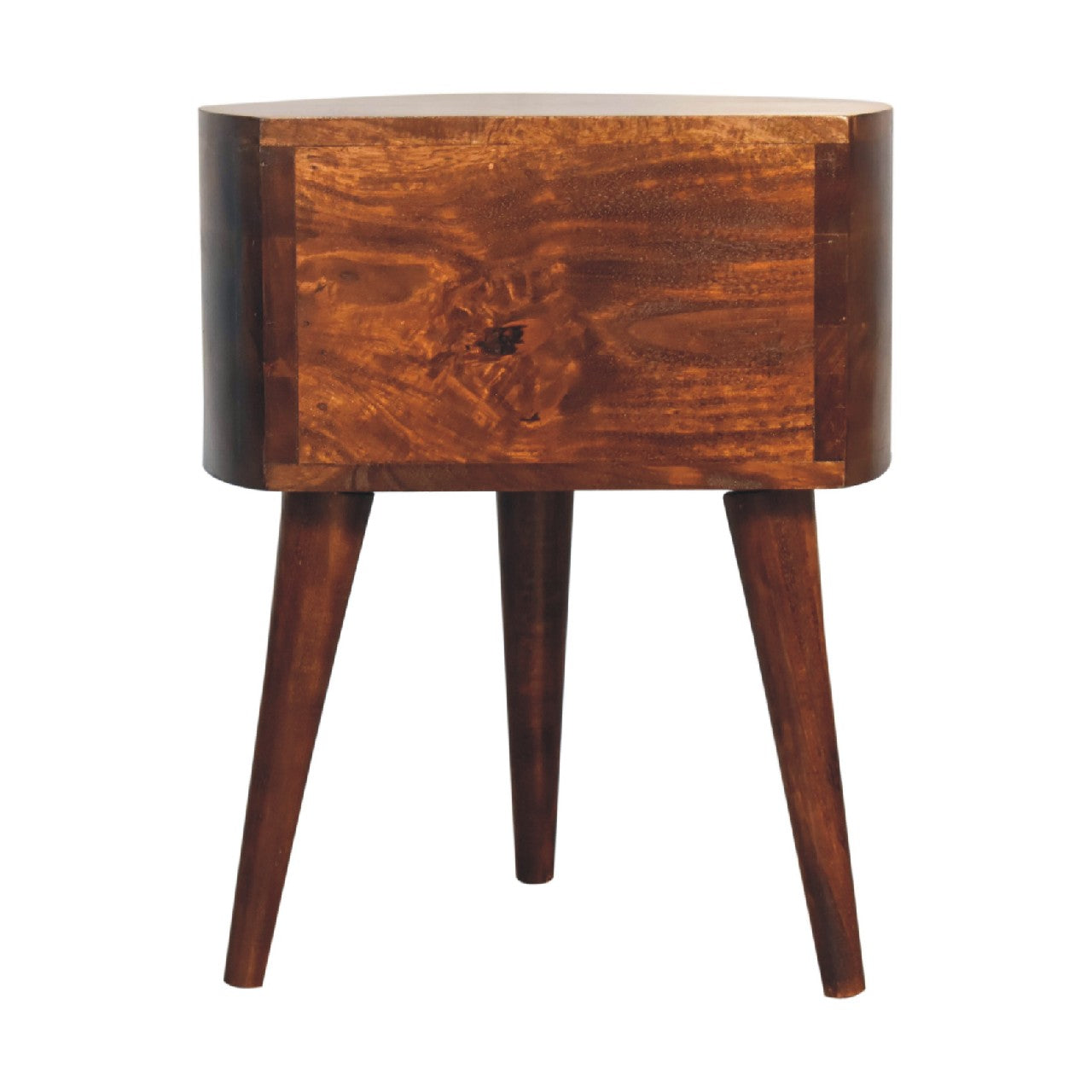 Odyssey Bedside Table | Chestnut Solid Mango Wood
