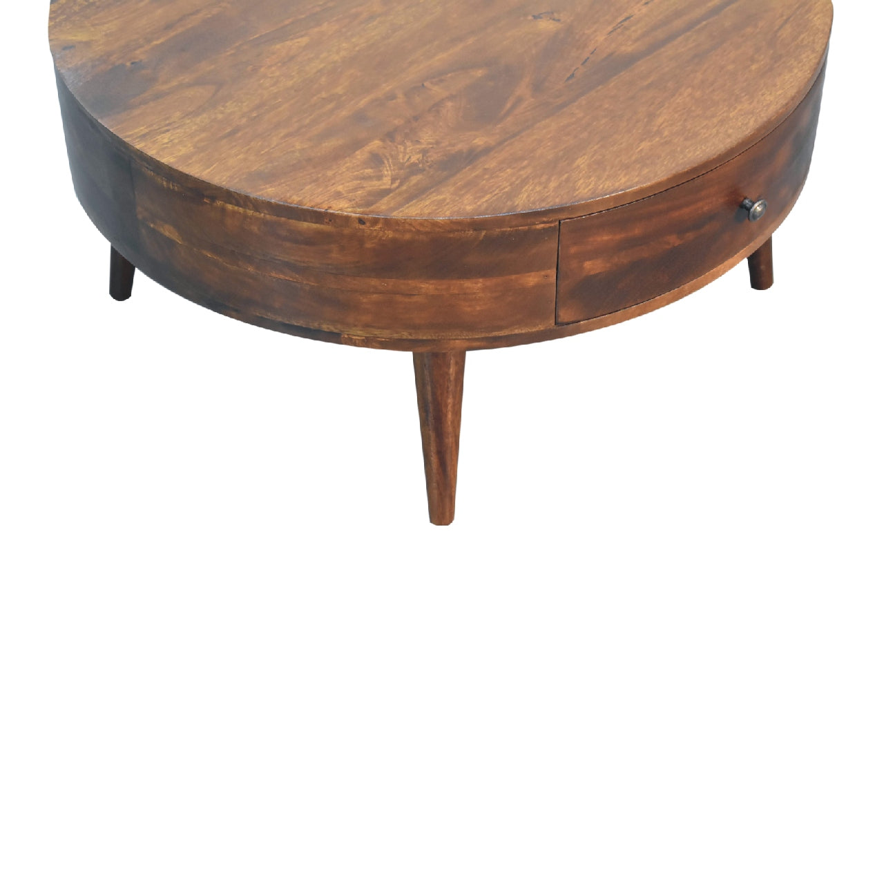 Odyssey Coffee Table | Chestnut Solid Mango Wood Hand-Carved