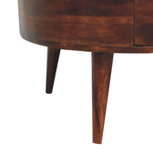 Odyssey Coffee Table | Chestnut Solid Mango Wood Hand-Carved