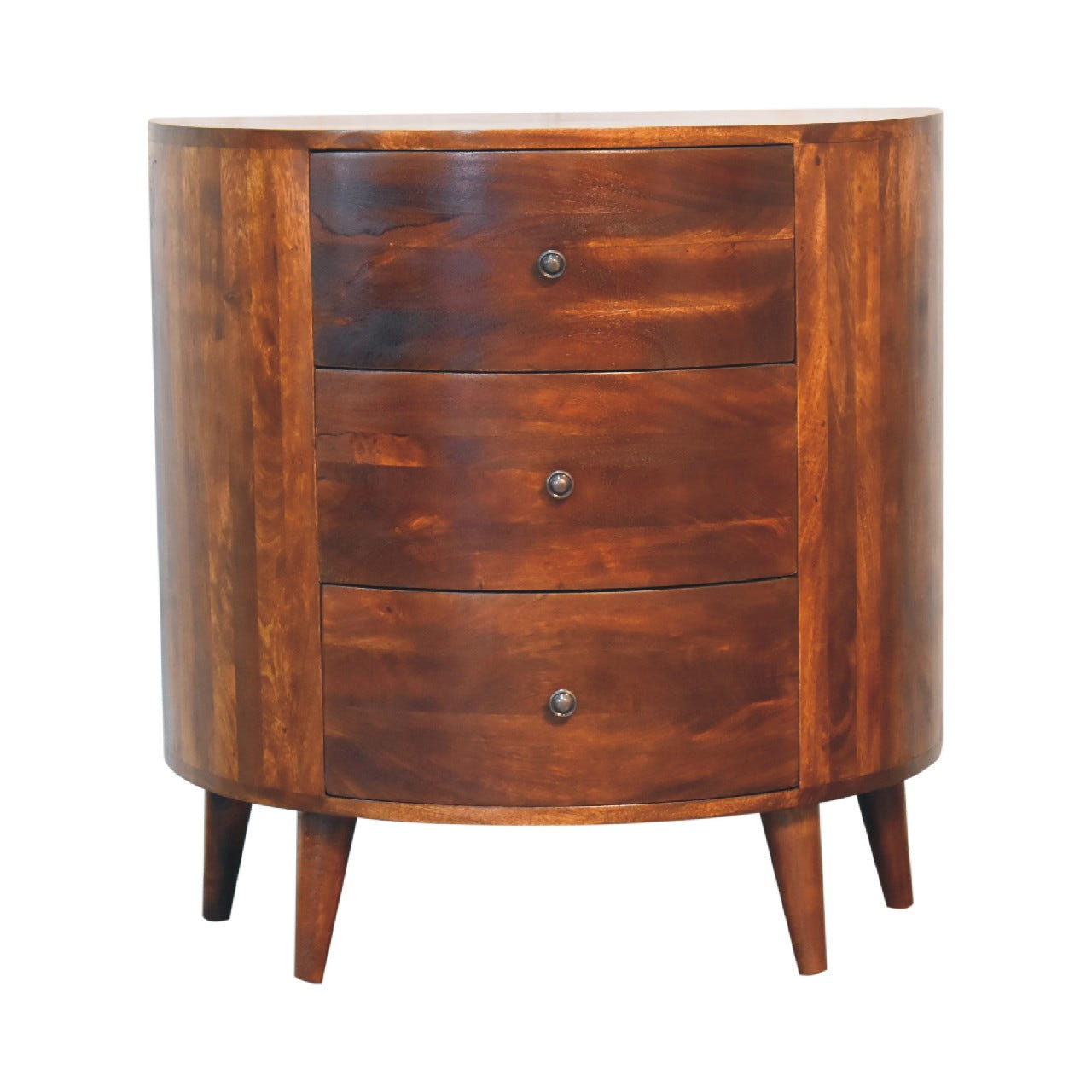 Odyssey Chest of Drawers | Chestnut Solid Mango Wood