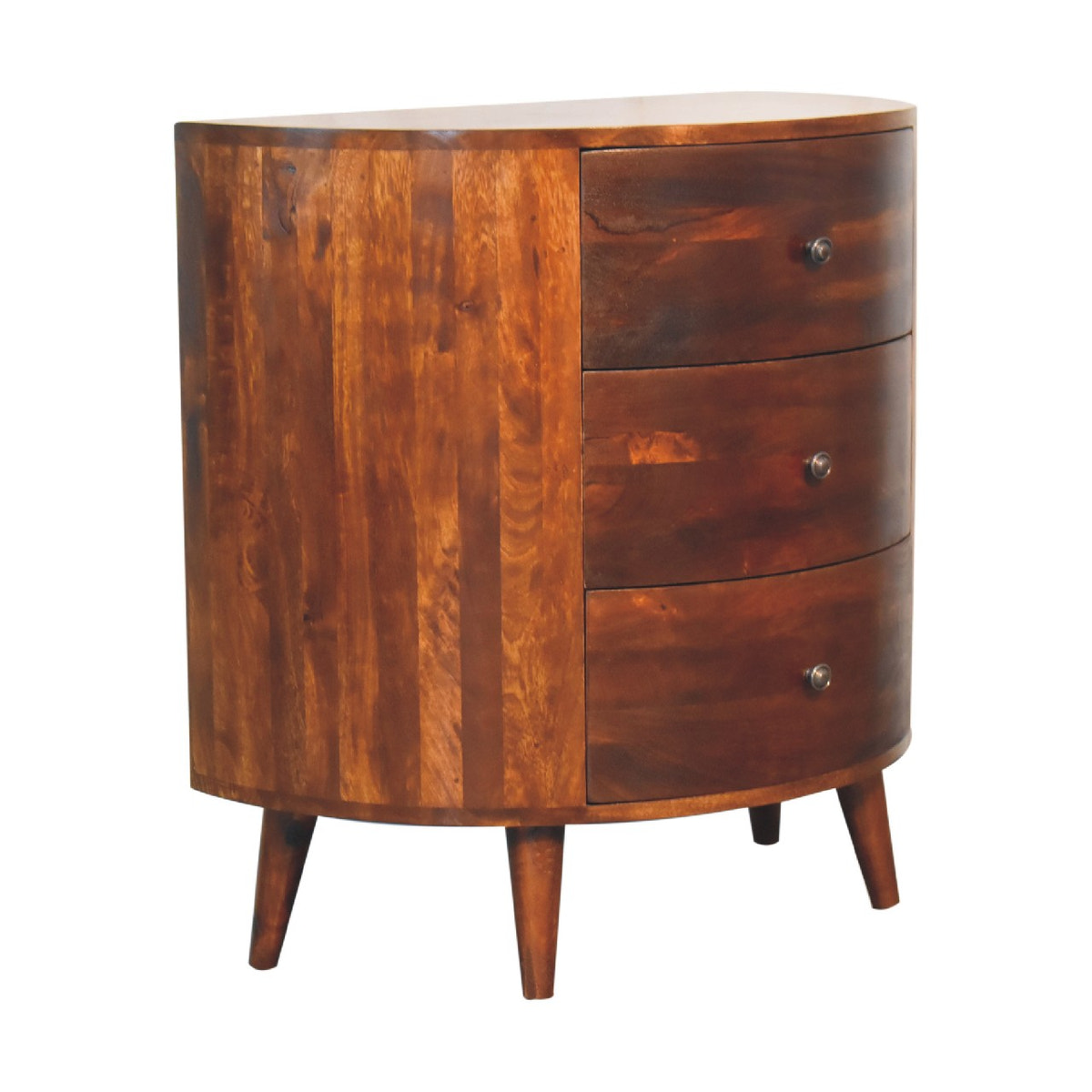 Odyssey Chest of Drawers | Chestnut Solid Mango Wood