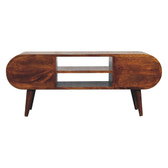 Chestnut Circular Chest of Drawers