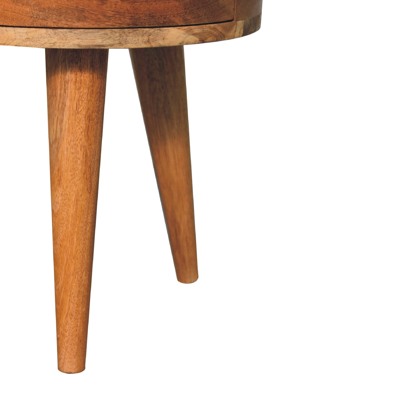 Odyssey Oak-ish Tripod Bedside Table