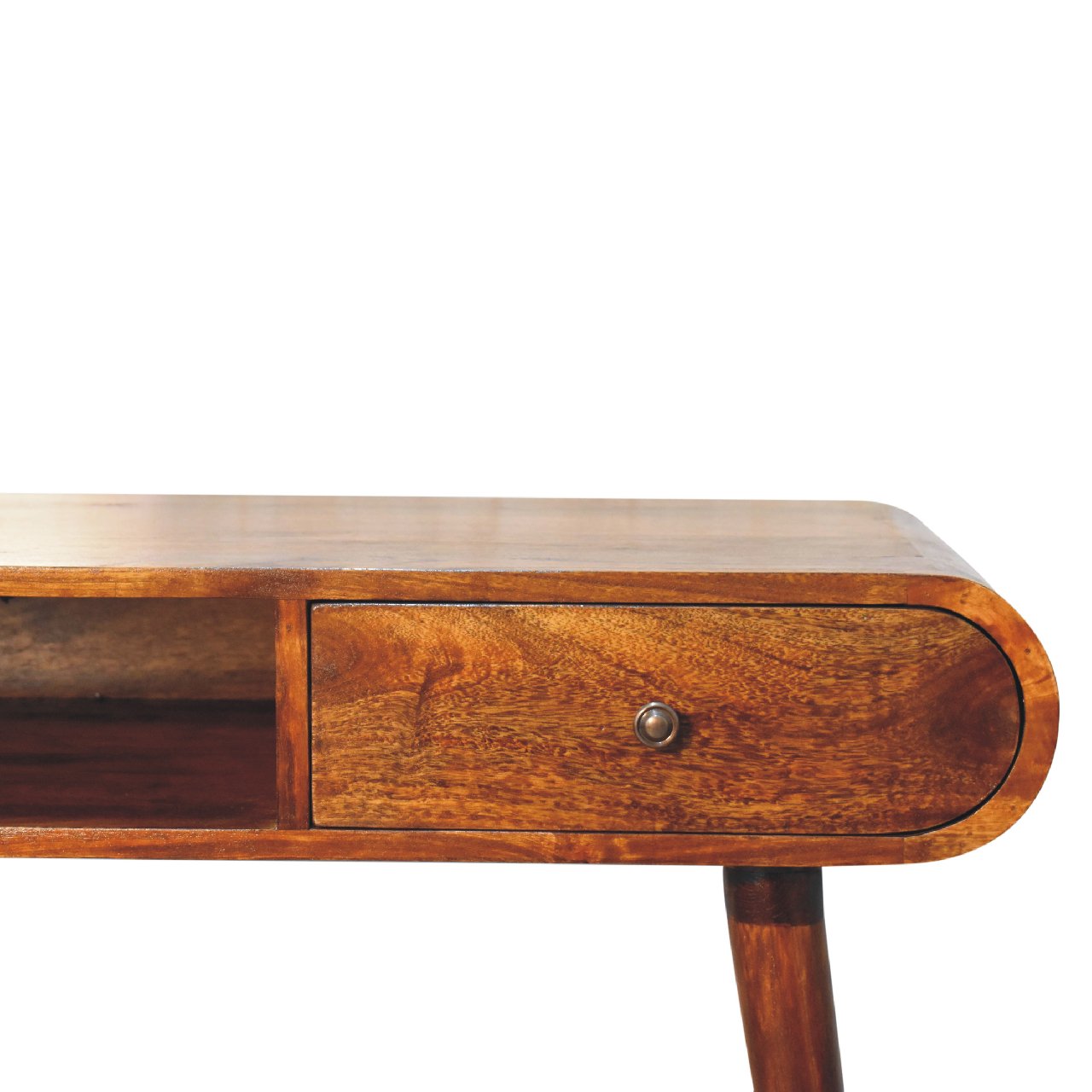 Chestnut London Open Console Chest of Drawers