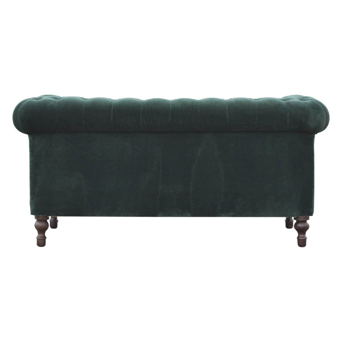 Emerald Green Velvet Chesterfield Chest of Drawers | Cotton Velvet