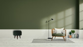 Emerald Green Velvet Nordic Stool