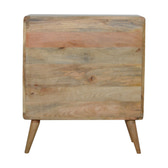 Curved Oak-ish Chest of Drawers