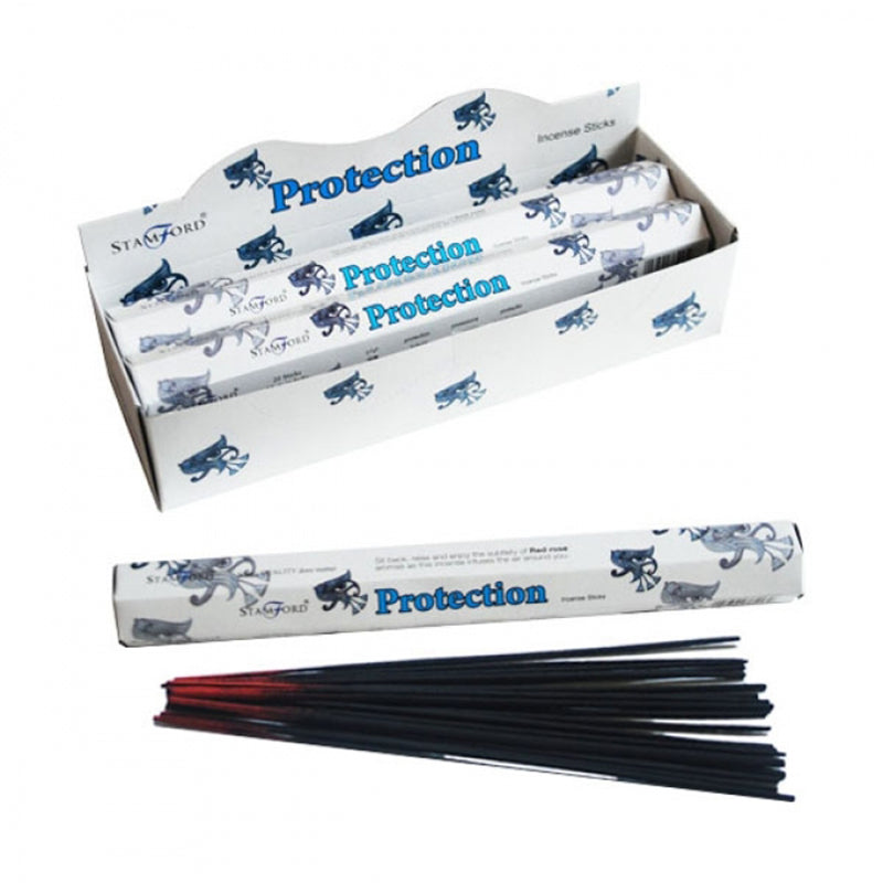 6 x Protection Stamford Hex Incense Sticks