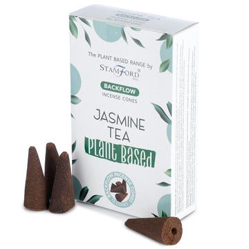 Premium Plant Based Stamford Backflow Incense Cones - Jasmine Tea