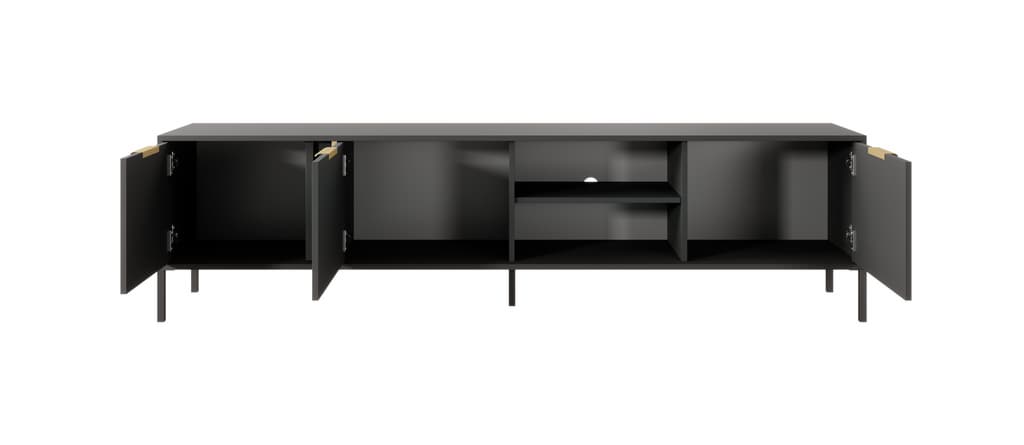 Lars TV Cabinet 203cm - Anthracite / Living Room