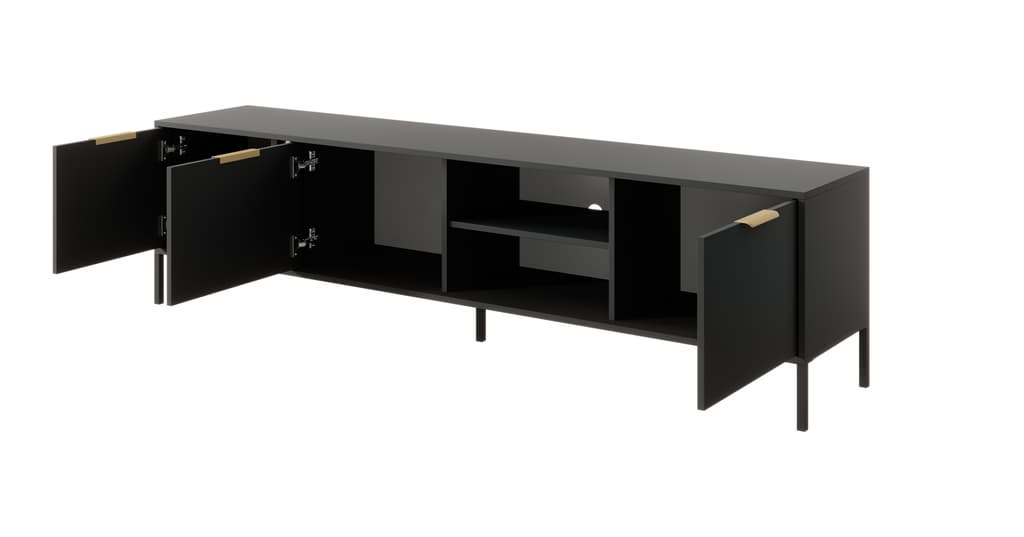 Lars TV Cabinet 203cm - Anthracite / Living Room