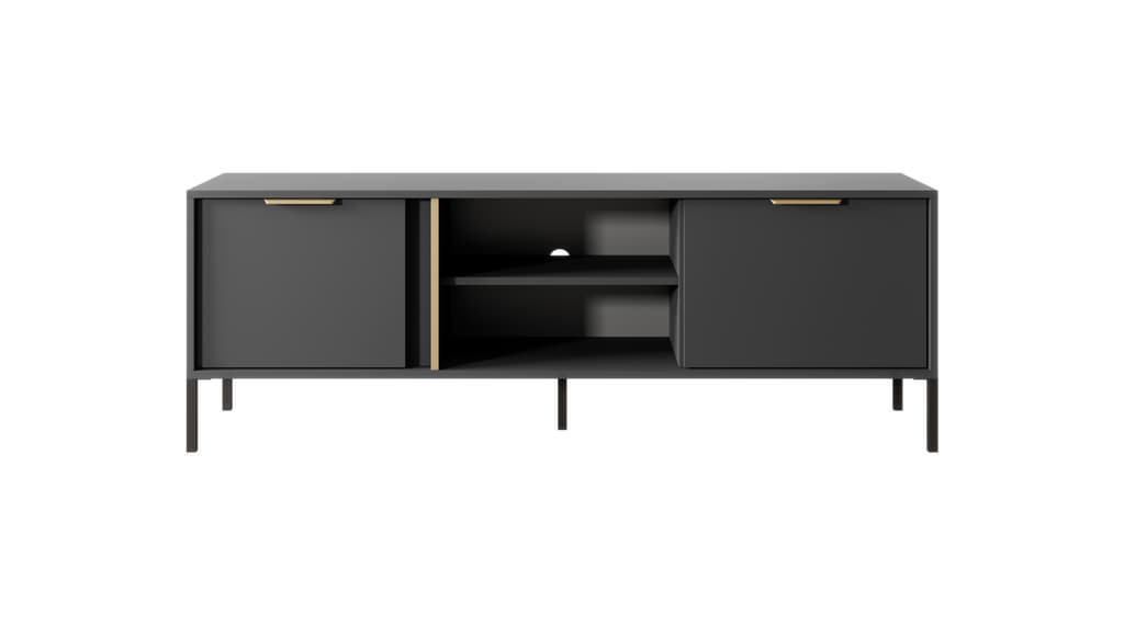 Lars TV Cabinet 153cm - Anthracite / Living Room