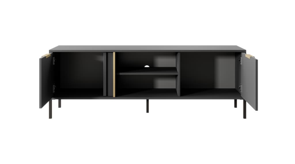 Lars TV Cabinet 153cm - Anthracite / Living Room