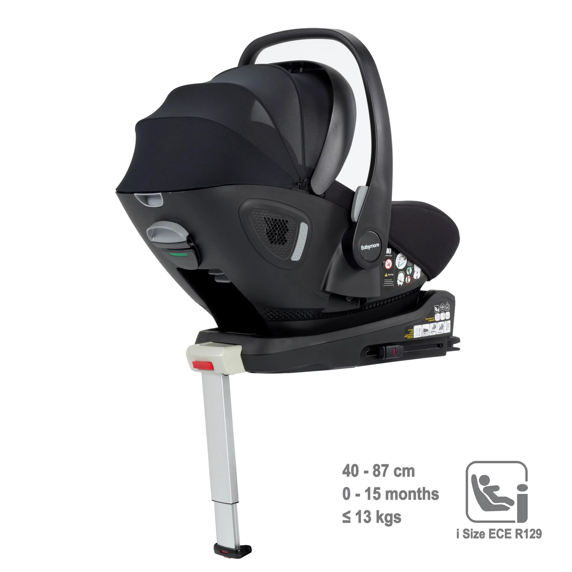 Babymore Pecan i-Size Baby Car Seat with Isofix Base - Babymore