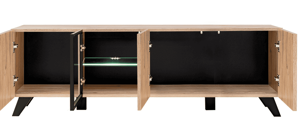 Liam TV Cabinet 160cm - Oak Hickory / Living Room