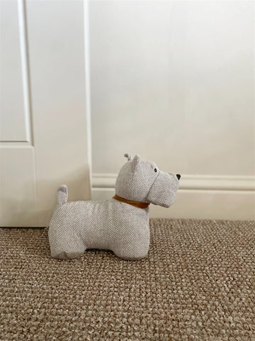 Scottish Terrier Doorstop Grey