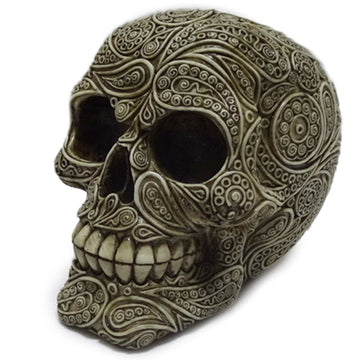 Damask Skull Ornament
