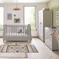 Babymore Stella 3 Piece Nursery Room Set - Grey - Babymore