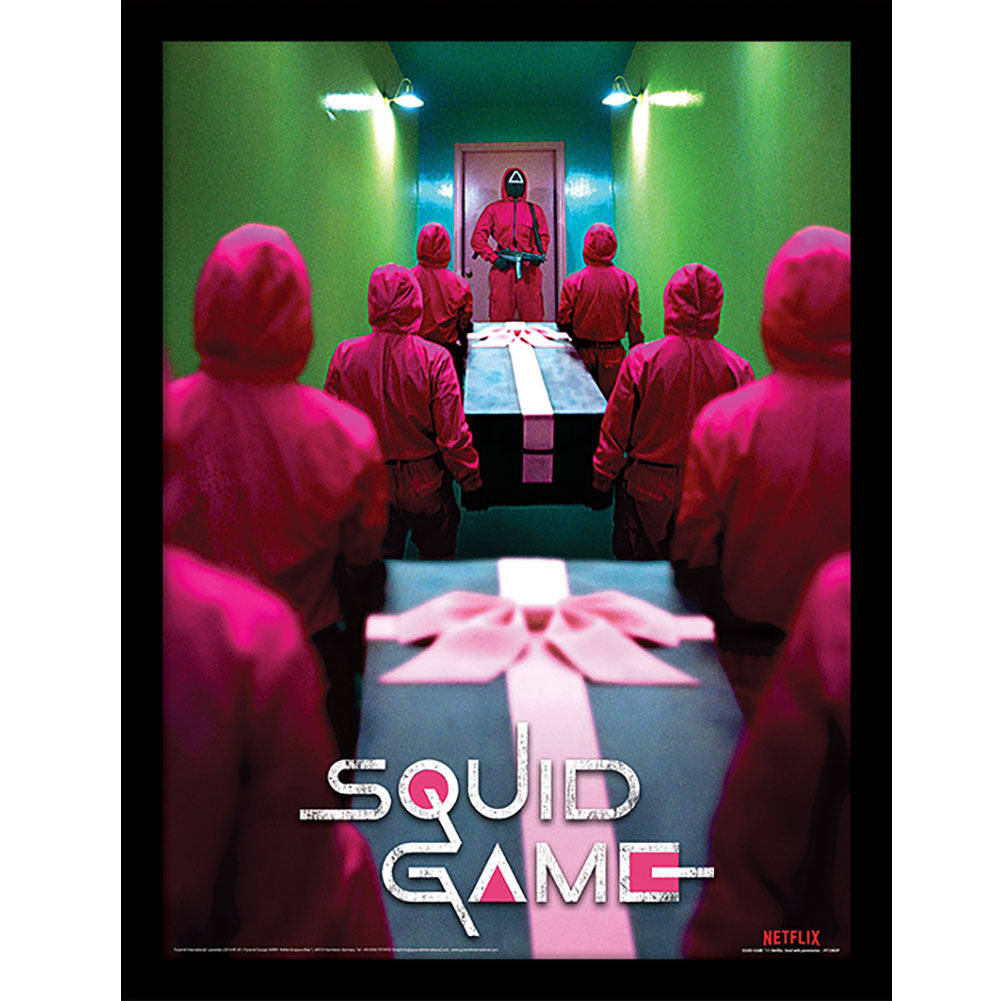 Squid Game Framed Picture 16 x 12 Corridor - Officially licensed merchandise.