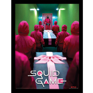 Squid Game Framed Picture 16 x 12 Corridor - Officially licensed merchandise.