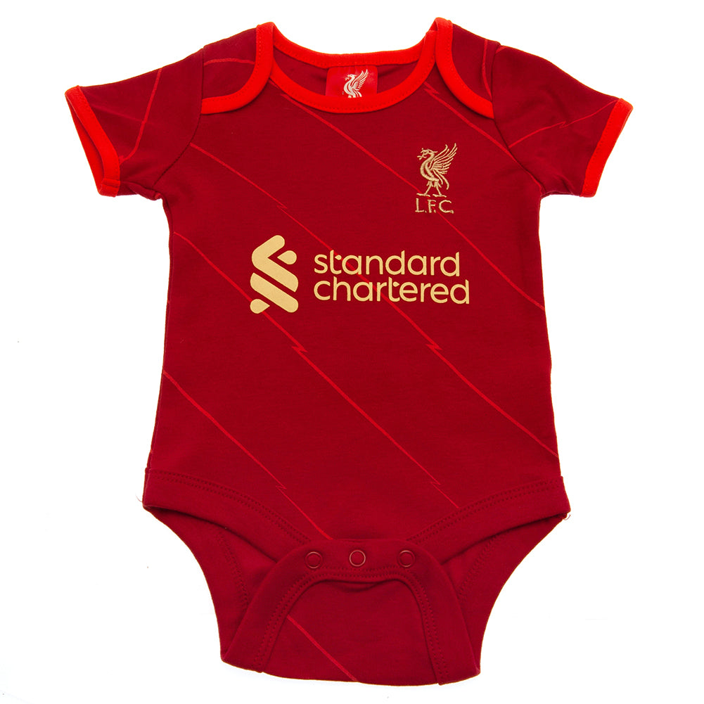 Liverpool FC 2 Pack Bodysuit 12-18 Mths DS - Officially licensed merchandise.