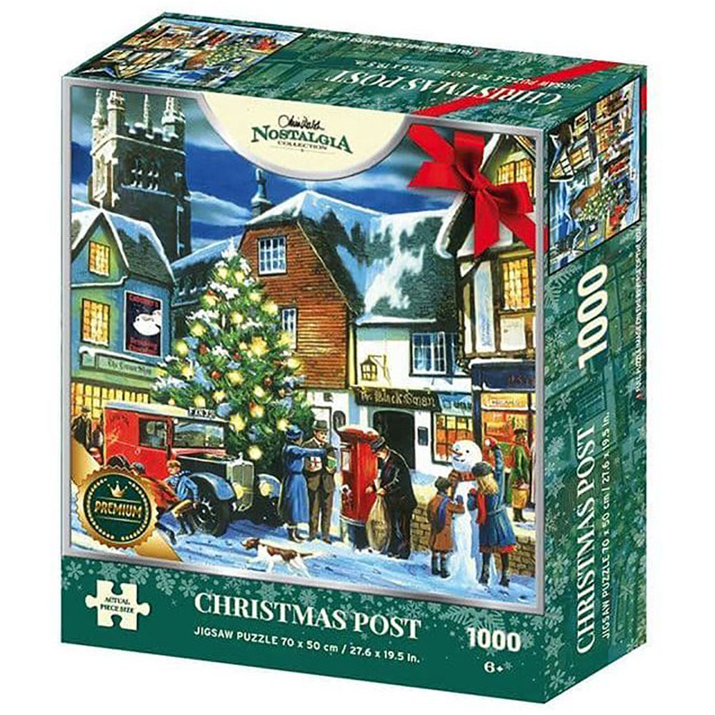 Kevin Walsh Nostalgia Puzzle 1000pc Christmas Post - Officially licensed merchandise.