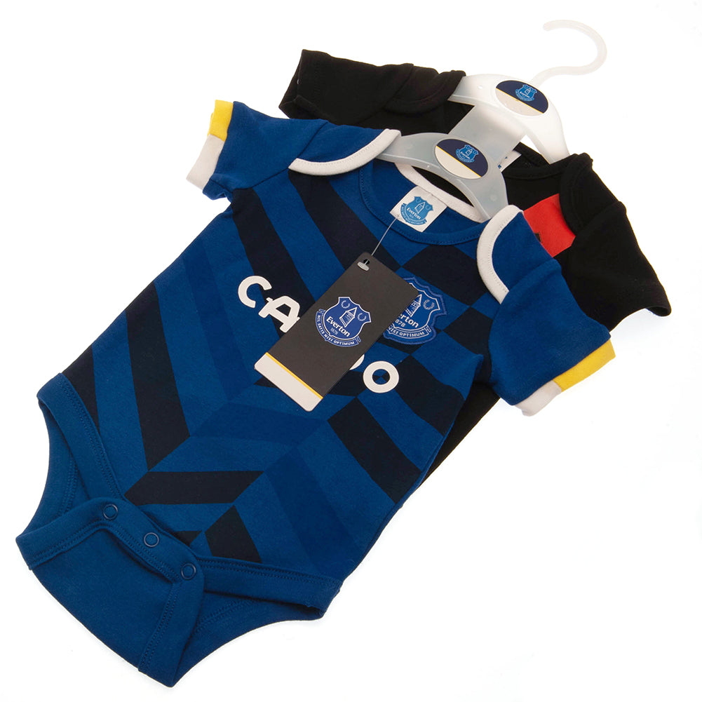 Everton FC 2 Pack Bodysuit 12-18 Mths - Bodysuits & Sleepsuits