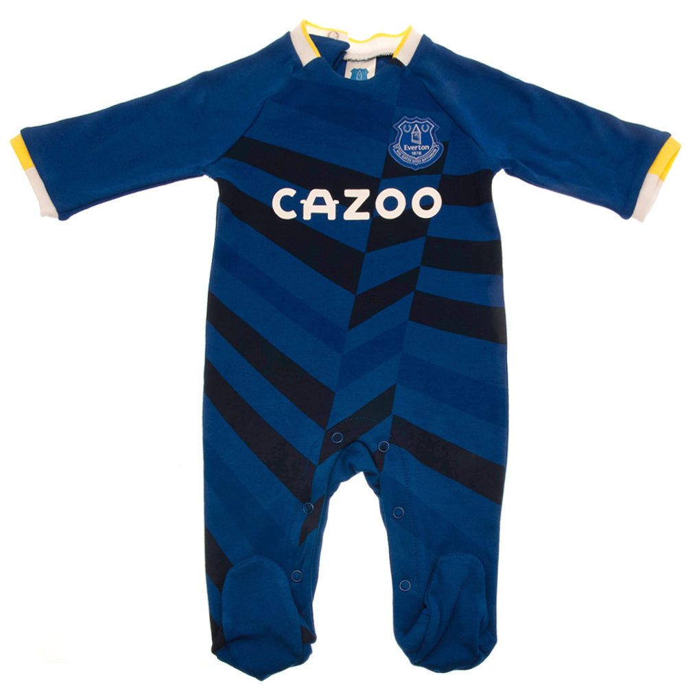 Everton FC Sleepsuit 0-3 Mths - Officially licensed merchandise.