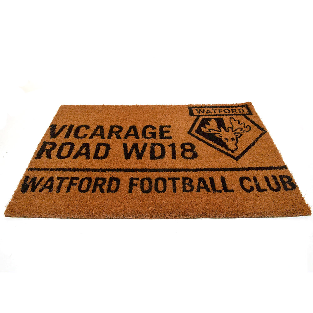 Watford FC Doormat - Officially licensed merchandise.